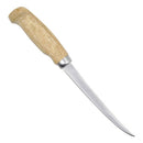 Faca Fileteira Profissional Albatroz  15,5cm em Aço Inox 3CR14 + Bainha de Couro