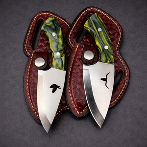 🔪 Kit 2 Peças Faca Boiadeiro + Bainha Couro Legítimo