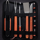 Kit Churrasqueiro 10 Peças – Personalização Grátis no Seu Nome