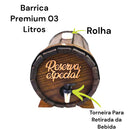 🔥 Pingômetro de Madeira 3 Litros – O charme do bar começa aqui 🔥