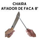 Afiador Amolador Faca Chaira Profissional Açougue Estriada 8
