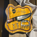 Kit Churrasco Premium Personalizado + Brindes Exclusivos — Ganhe Garra de Urso e 2 Pegadores de Carne!