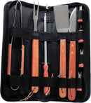 Kit Churrasqueiro Premium 10 Peças + Escova Limpa-Grelha Grátis