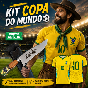 Picanheira  10” – Linha Copa do Mundo + Camiseta BRINDE