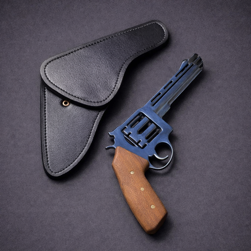 A Faca que Todo Churrasqueiro Precisa Ter — Modelo Revolver Exclusivo!