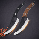 🔥 Faca Artesanal Gourmet 7” Aço Inox Cirúrgico + Bainha Couro