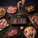 🔥 Kit Sal de Parrilla 5 Unidades + Black Rub – Sabor Profissional para Seu Churrasco