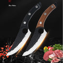 🔥 Faca Artesanal Gourmet 7” Aço Inox Cirúrgico + Bainha Couro