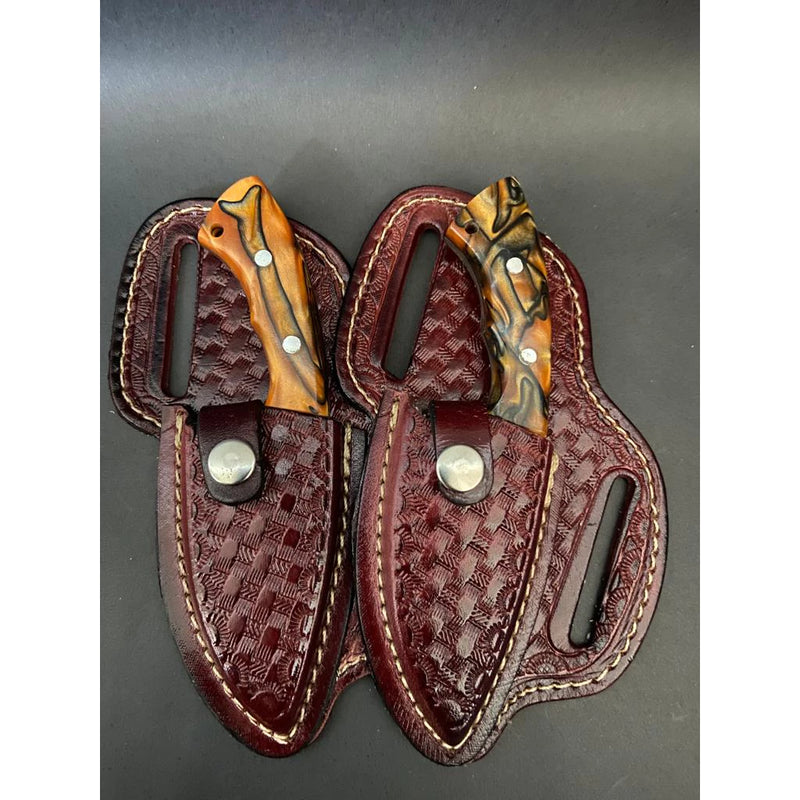 🔪 Kit 2 Peças Faca Boiadeiro + Bainha Couro Legítimo