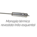 Kit de Limpeza para Churrasqueira 100% Inox – Pá, Rastelo, Espalha Brasa e Suporte de Parede 🔥🧹