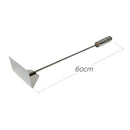 Kit de Limpeza para Churrasqueira 100% Inox – Pá, Rastelo, Espalha Brasa e Suporte de Parede 🔥🧹