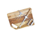 🎁 Kit Churrasco Premium Personalizado | Tábua de Carne + Garra + Tridente + Garfo em Caixa – Ideal para Brindes Corporativos