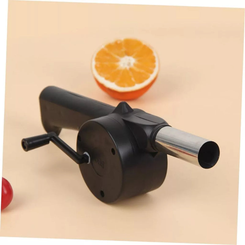 🔥 Acendedor de Churrasqueira Manual com Manivela  | Prático e Seguro