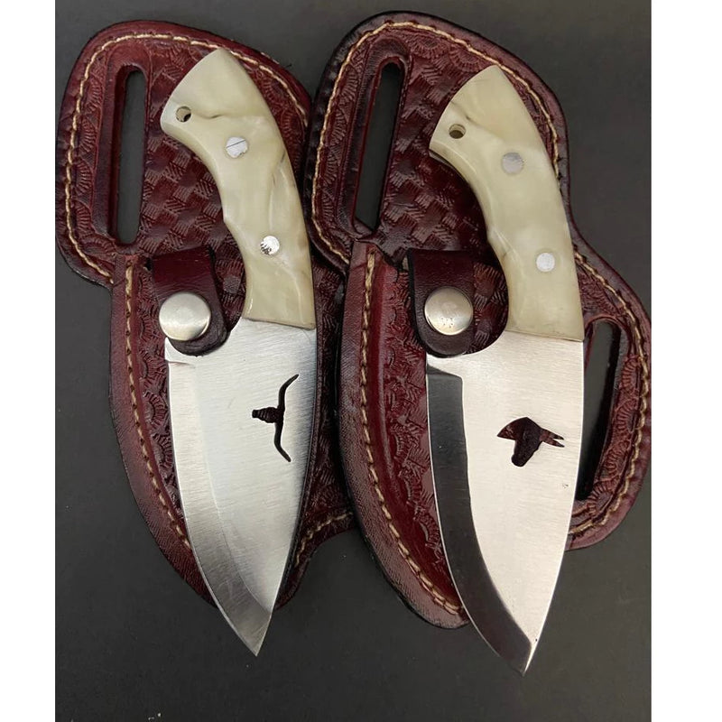 🔪 Kit 2 Peças Faca Boiadeiro + Bainha Couro Legítimo