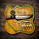 Kit Churrasco Premium Personalizado + Brindes Exclusivos — Ganhe Garra de Urso e 2 Pegadores de Carne!