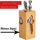 🍷 Kit Bar Vinho Personalizado – Presente Masculino | Churrasqueiro & Área Gourmet